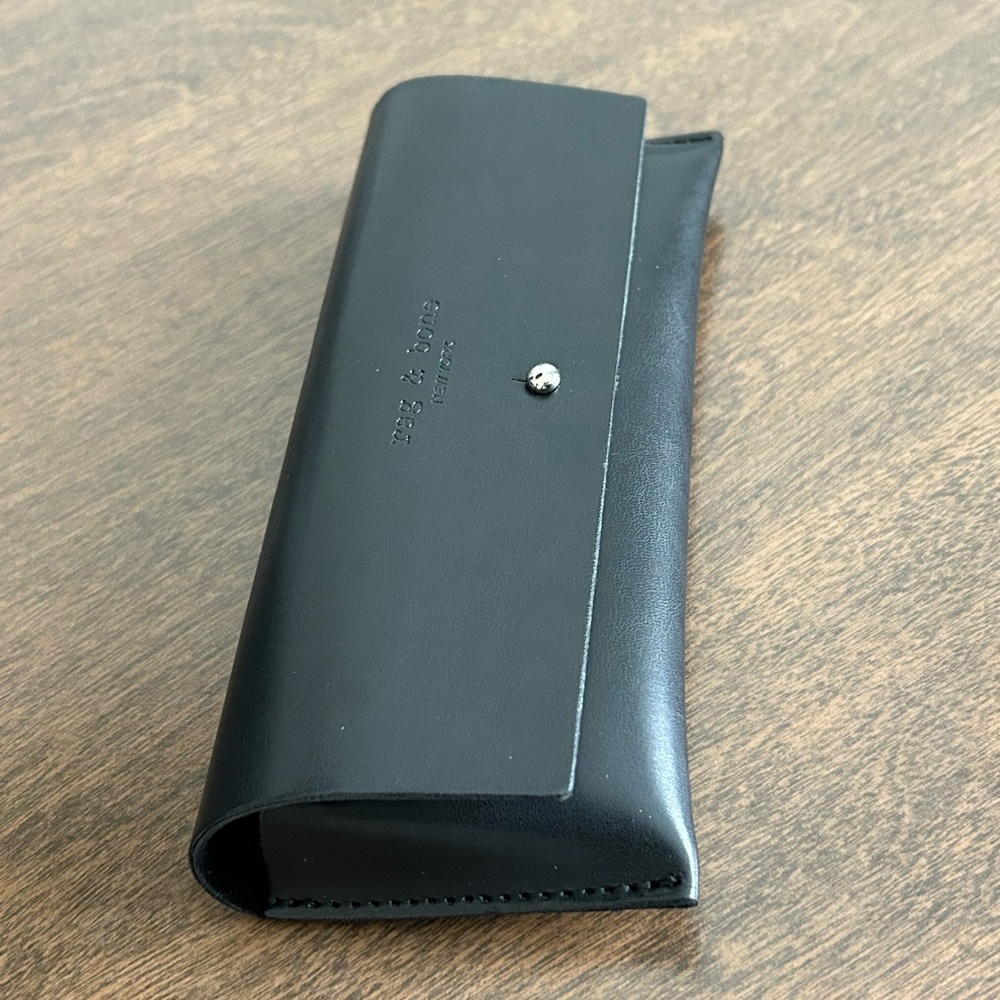RAG & BONE NEW YORK GLASSES SUNGLASSES CASE WITH CLEANING CLOTH POUCH